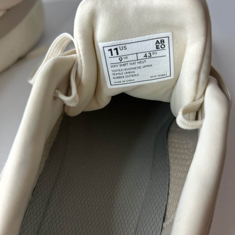 ABEO MXV Shift neutral minimalist Off-White shock absorbing Sneakers SIZE 11 - Picture 4 of 8